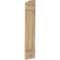 Ekena Millwork Americraft 3-Board (2 Batten) Wood Joined Board-n-Batten Shutters w/Ellipt Top, ARW101BE311X77UNH, PR ARW101BE311X77UNH - alternate 8